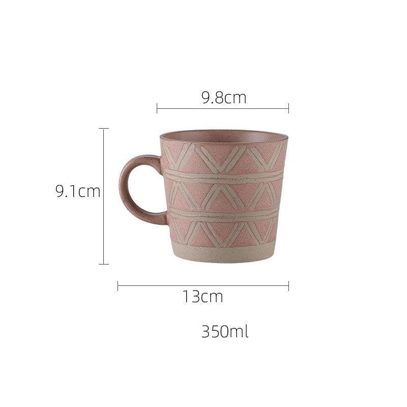image-Stoneware Mug Coffee Cup Couple Water Cup
