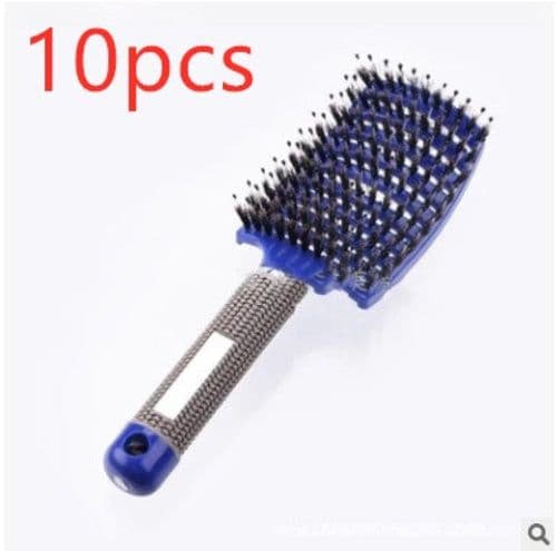 image-Bristle Hair Brush - Detangler Massage Comb