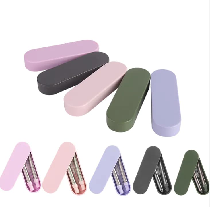 image-High Quality Stainless Steel Folding Straw