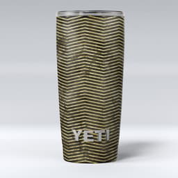 image-Black and Gold Watercolor Chevron - Skin Decal Vinyl Wrap Kit