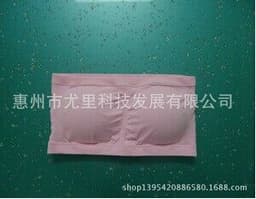 image-One-line bra wrapped chest, seamless, strapless tube top bra, no steel ring, one-piece underwear with chest pad