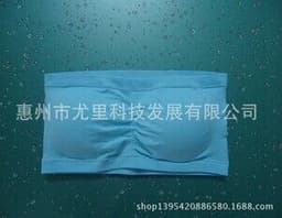 image-One-line bra wrapped chest, seamless, strapless tube top bra, no steel ring, one-piece underwear with chest pad
