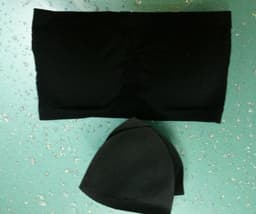image-One-line bra wrapped chest, seamless, strapless tube top bra, no steel ring, one-piece underwear with chest pad