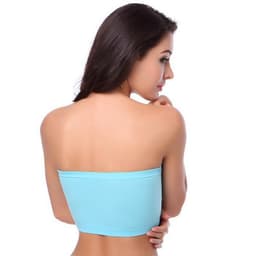 image-One-line bra wrapped chest, seamless, strapless tube top bra, no steel ring, one-piece underwear with chest pad