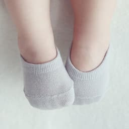 image-Children's No-Slip Floor Socks - Navy Blue