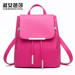 image-Backpack women 2020 new fashion casual female student backpack one drop shipping