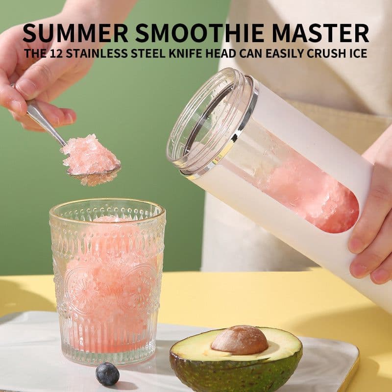 image-Portable Rechargeable Juice Blender - 600mL Compact Smoothie Maker