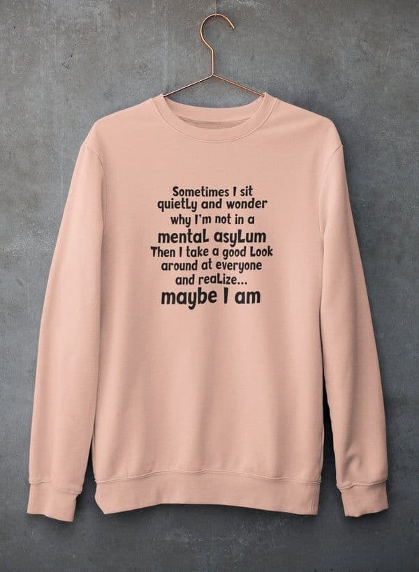 image-Sometimes I Sit Quietly Sweat Shirt
