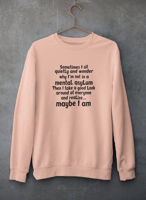 image-Sometimes I Sit Quietly Sweat Shirt