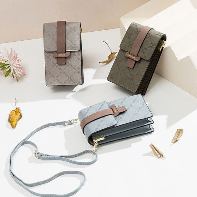 image-Puriti messenger mobile phone bag female new style Japanese and Korean fashion large-capacity student single shoulder mini fresh small bag