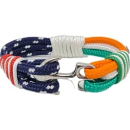 image-Ireland - United States Of America Flag Anchor Bracelet