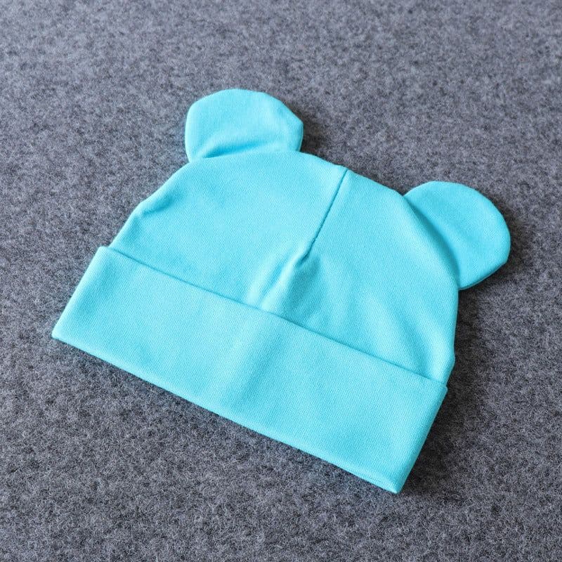 image-Children's hats baby Mickey mouse ears super cute hats cute hoods double-layer warm hoods