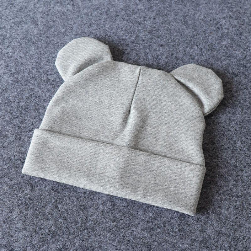 image-Children's hats baby Mickey mouse ears super cute hats cute hoods double-layer warm hoods