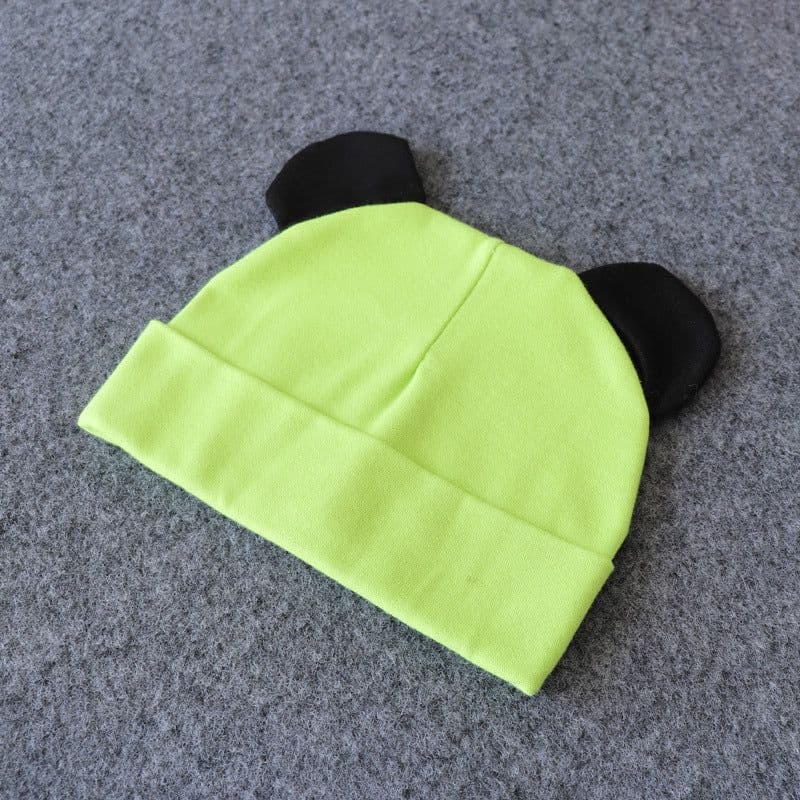 image-Children's hats baby Mickey mouse ears super cute hats cute hoods double-layer warm hoods