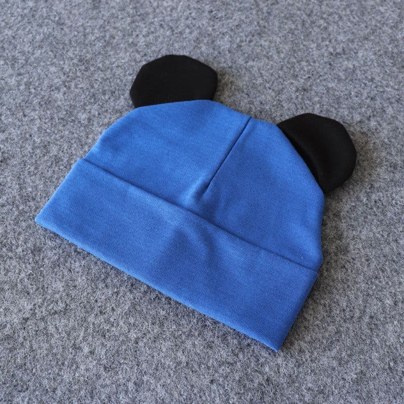 image-Children's hats baby Mickey mouse ears super cute hats cute hoods double-layer warm hoods