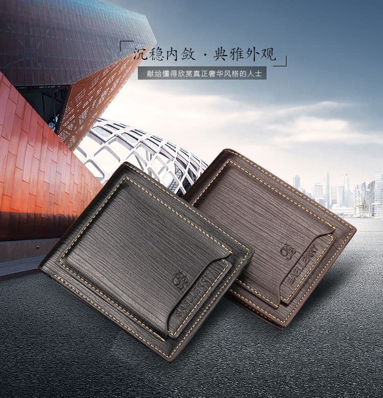 image-baellerry spot wholesale new casual multi-card short wallet horizontal men's wallet