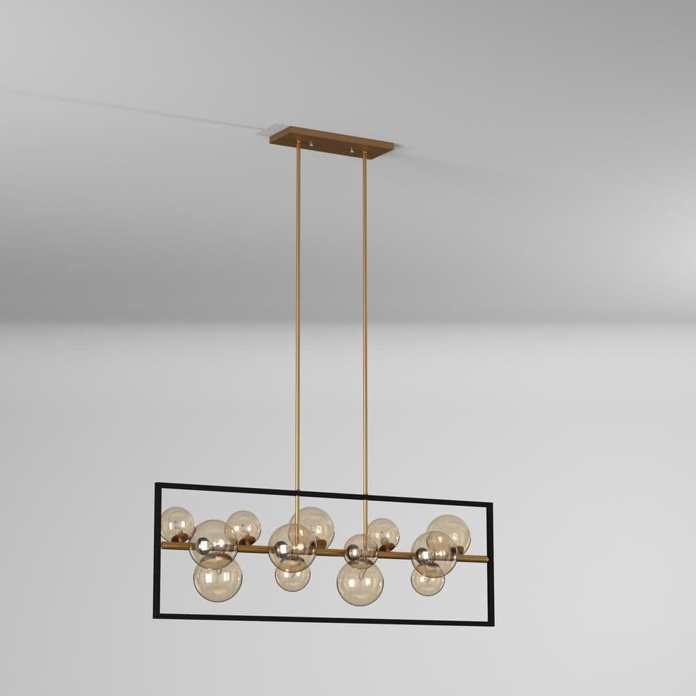 image-13LT Halgn Horiz Pend MB & VB, Champagne Glass