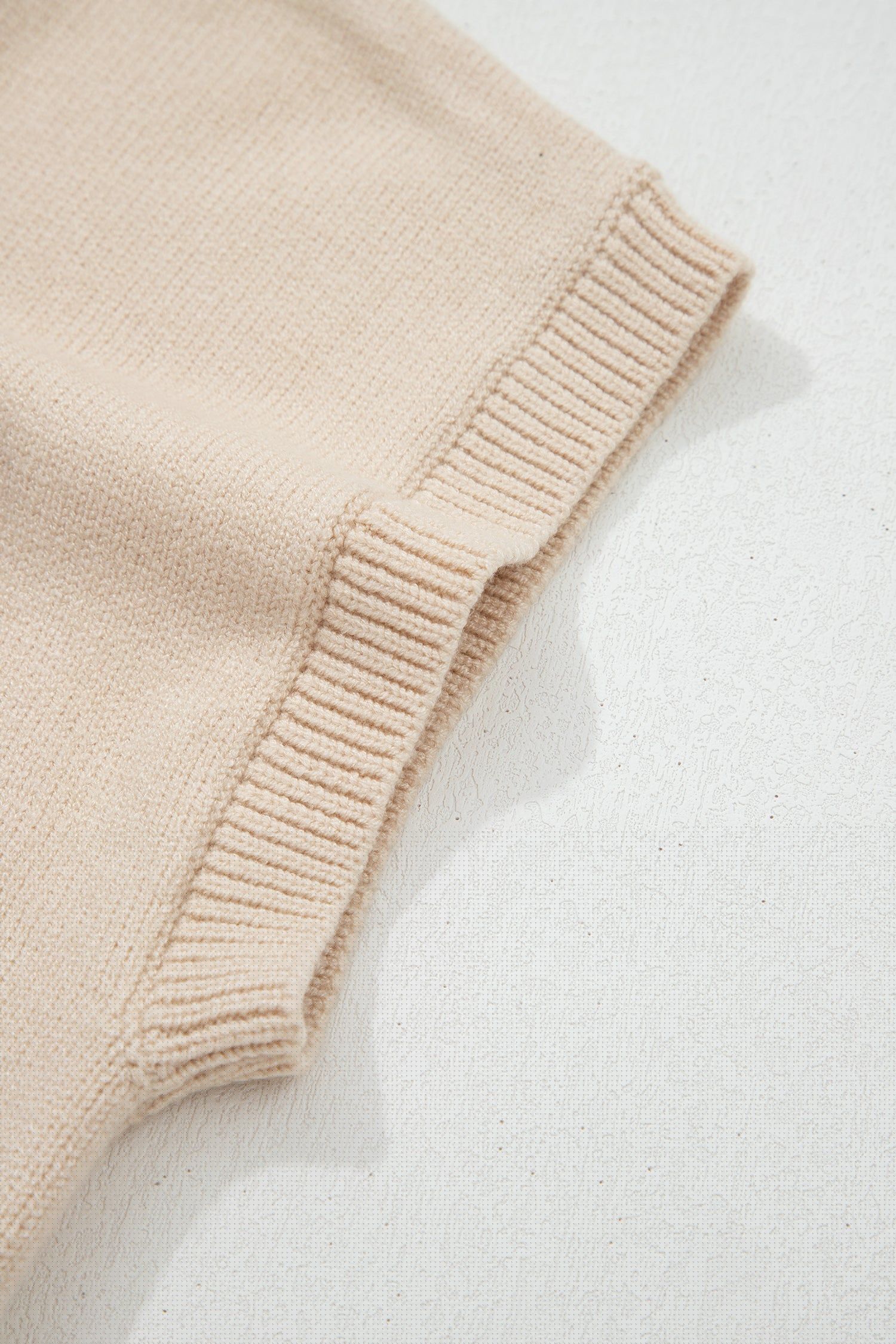 image-Parchment Corded Horseshoes Sweater - Mock Neck