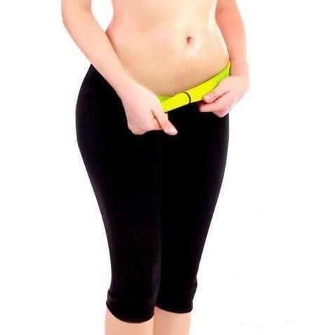 image-Slimming Thermal High Waist Pants - Polyester (70 characters)