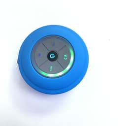 image-Q9 waterproof suction cup bluetooth speaker with LED lights bathroom car hands-free card subwoofer