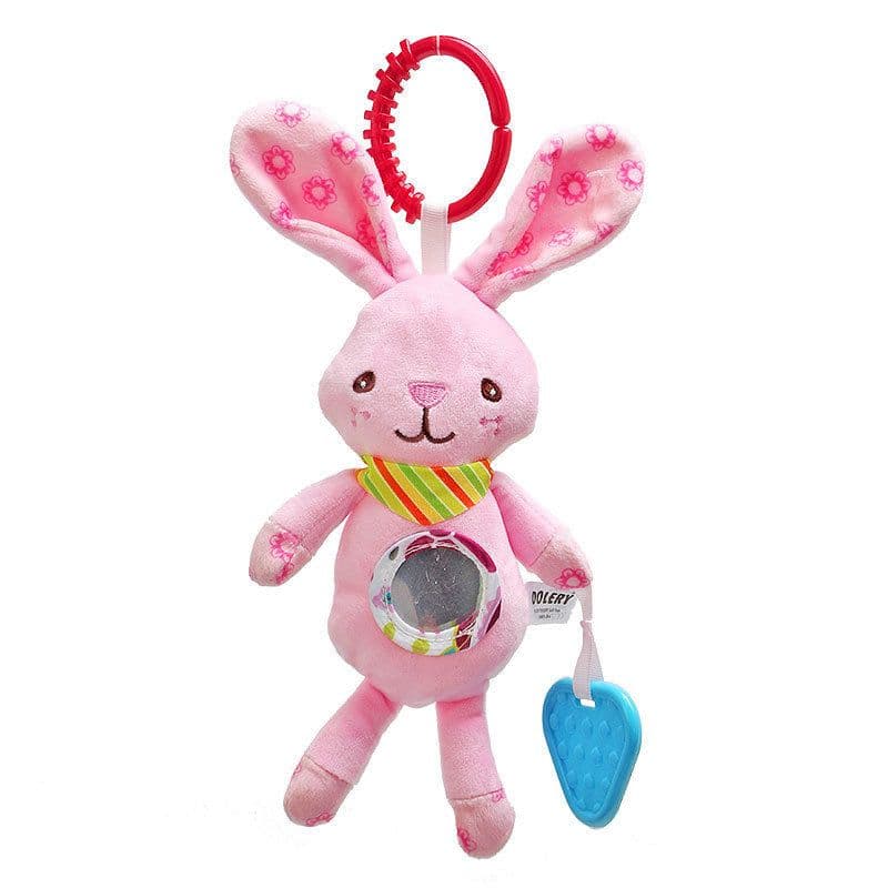 image-Baby Bedside Pendant Bed Bell Plush Fabric Rattle Baby Hanging Bed Toy Hanging Bell Wind Chime