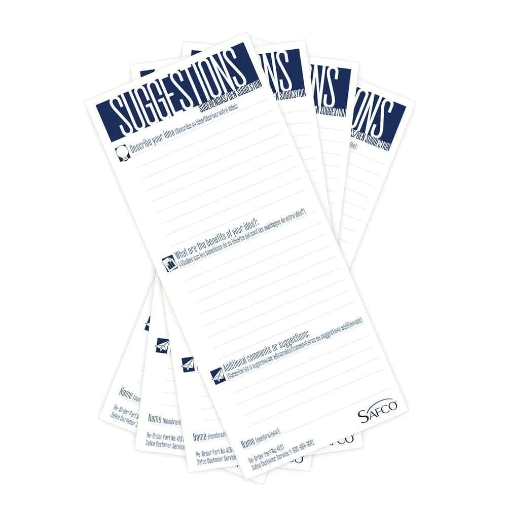image-Refill Suggestion Cards - 60 Packs of 25 per Carton
