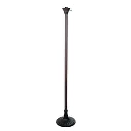 image-CHLOE Lighting EMPRESS Tiffany-style Dark Bronze 1 Light Torchiere Lamp 14" Shade