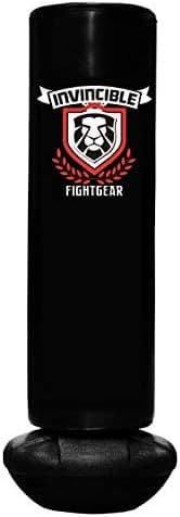image-Bounce Back Freestanding Heavy Duty Boxing Bag 66" Heavy Bag for Punching & Kickboxing