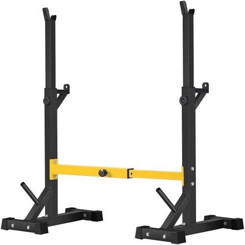 image-Squat Rack Stand Barbell Free Press Bench Home Gym Dumbbell Racks