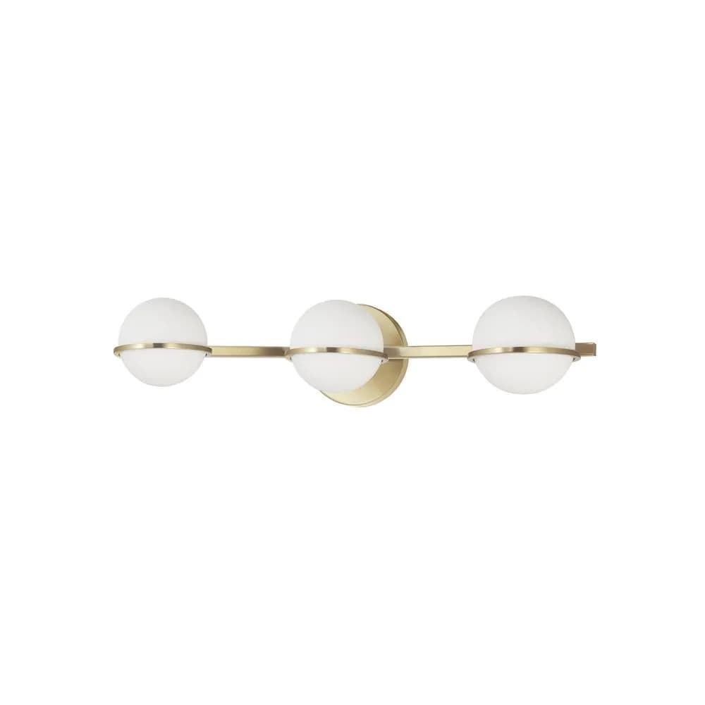 image-3LT Halogen Vanity, AGB with WH Opal Glass
