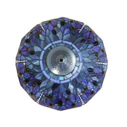 image-CHLOE Lighting SUNNIVA Dragonfly Tiffany-Style Dark Bronze 2 OR 3 Light Ceiling Pendant 18" Wide