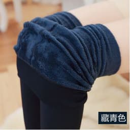 image-Autumn and winter thickening and fleece leggings women wholesale Korean version high waist plus size pearl velvet foot warm one pants