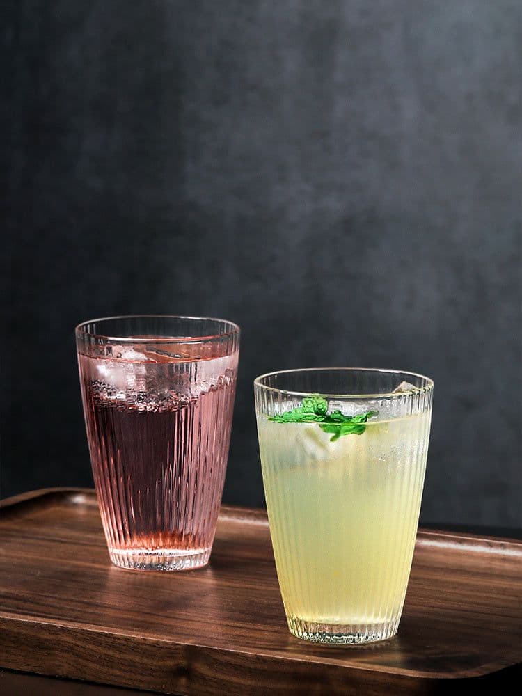 image-Japanese Style Heatresistant Striped Water Cup
