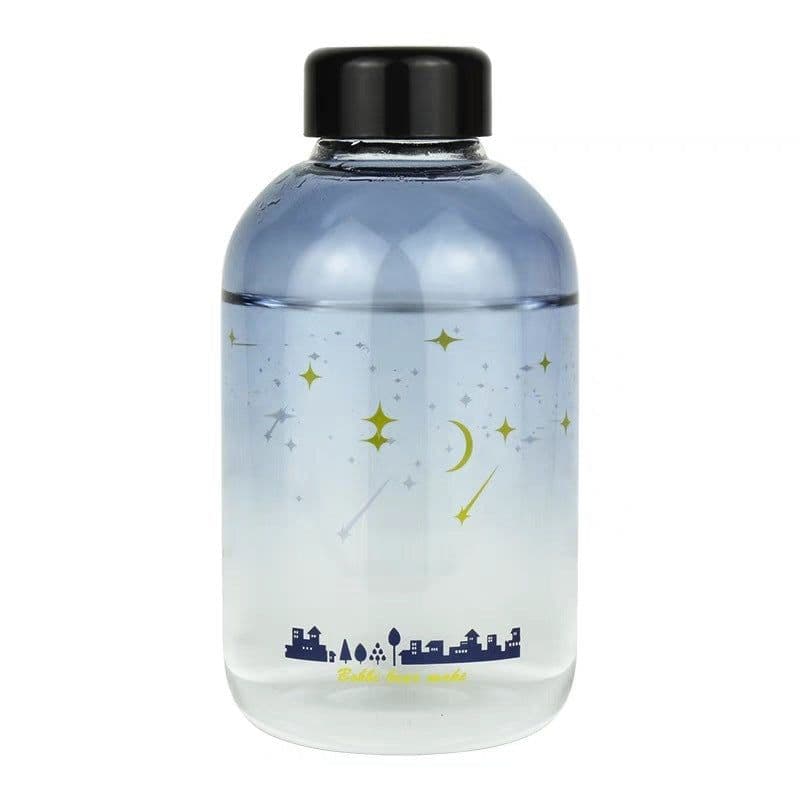 image-Starry sky water cup gradient color cup girl student mouth cup