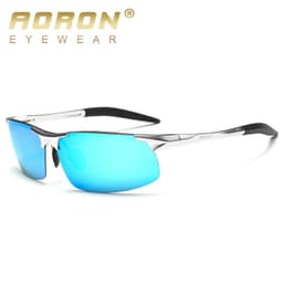 image-2017 new Aolong factory direct sale sports aluminum-magnesium polarized sunglasses, cycling glasses, glasses wholesale 8177