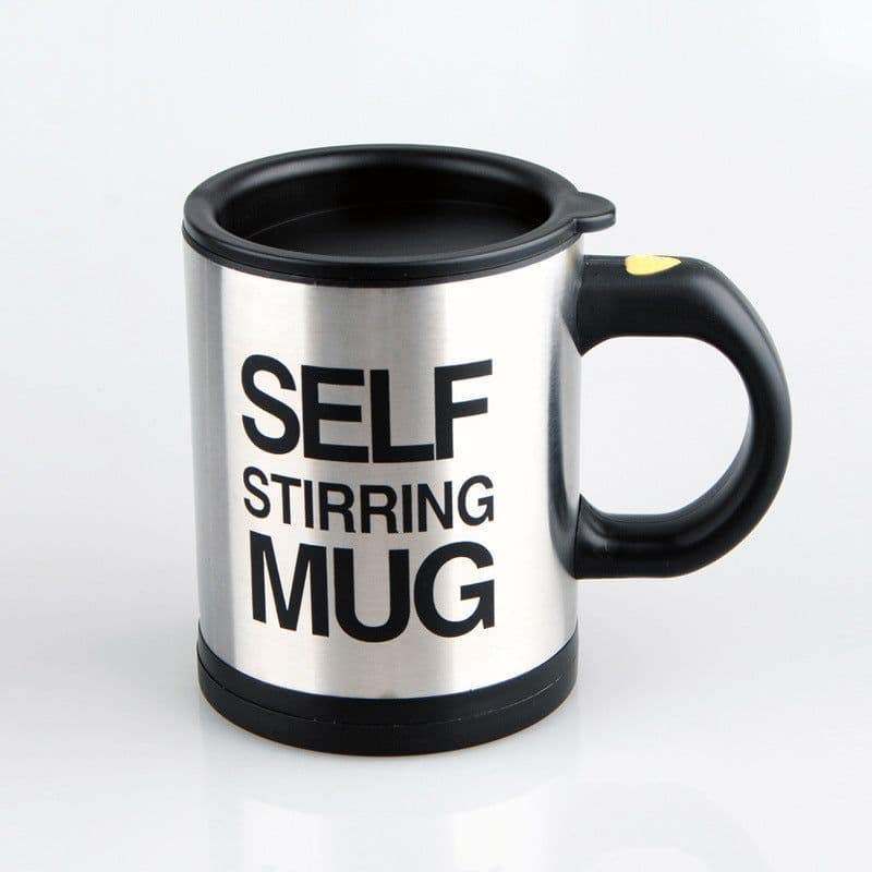 image-400ml Automatic Self Stirring Mug Coffee Milk Mixing Mug Stainless Steel Thermal Cup Electric Lazy Double Insulated Smart Cup