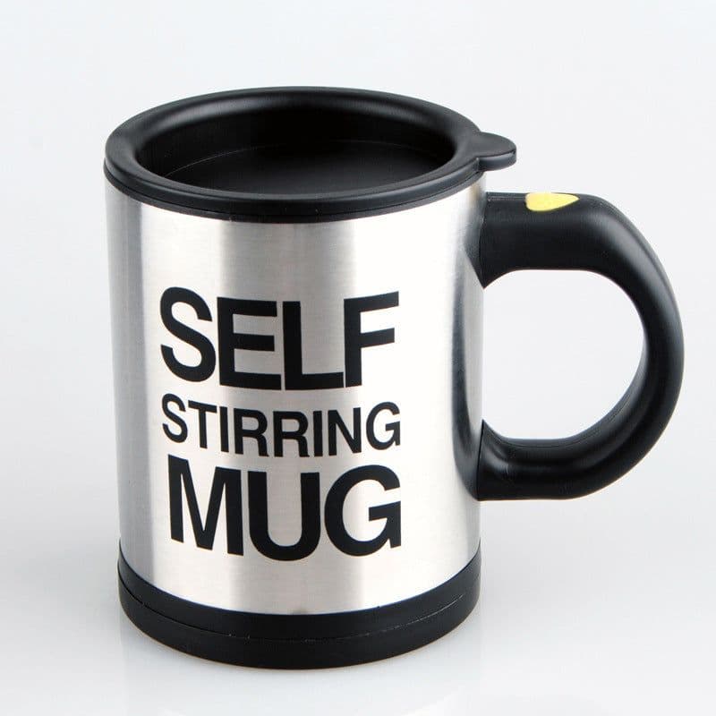 image-400ml Automatic Self Stirring Mug Coffee Milk Mixing Mug Stainless Steel Thermal Cup Electric Lazy Double Insulated Smart Cup