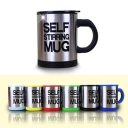image-400ml Automatic Self Stirring Mug Coffee Milk Mixing Mug Stainless Steel Thermal Cup Electric Lazy Double Insulated Smart Cup