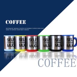 image-400ml Automatic Self Stirring Mug Coffee Milk Mixing Mug Stainless Steel Thermal Cup Electric Lazy Double Insulated Smart Cup