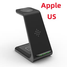 image-3 In 1 Fast Charging Station Wireless Charger Stand Wireless Quick Charge Dock For Phone Holder