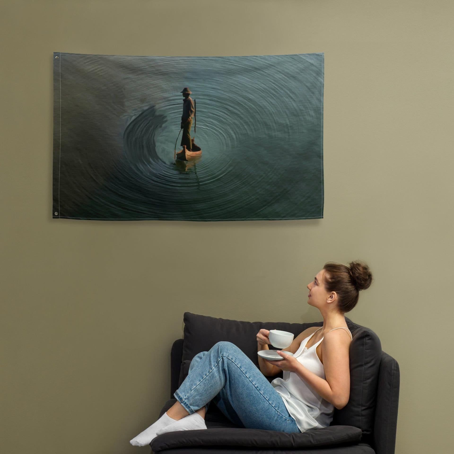 image-Fisherman Flag Tapestry wall hanging