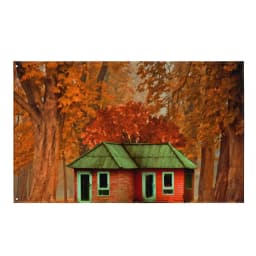 image-Forest Home Flag Tapestry wall hanging