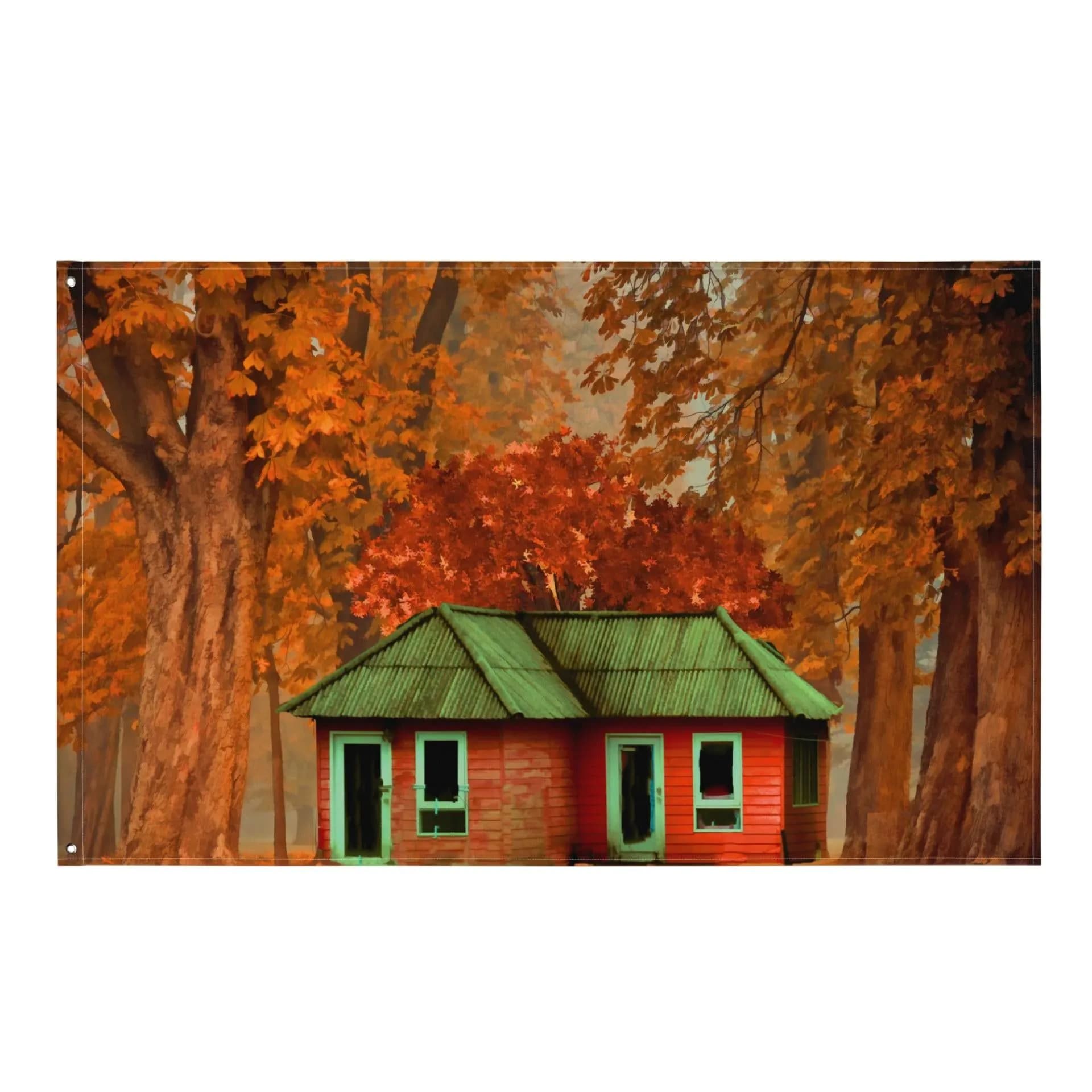 image-Forest Home Flag Tapestry wall hanging