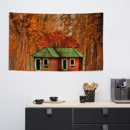 image-Forest Home Flag Tapestry wall hanging