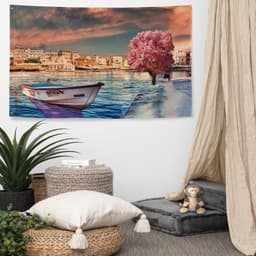 image-Pink Tree Boat Flag