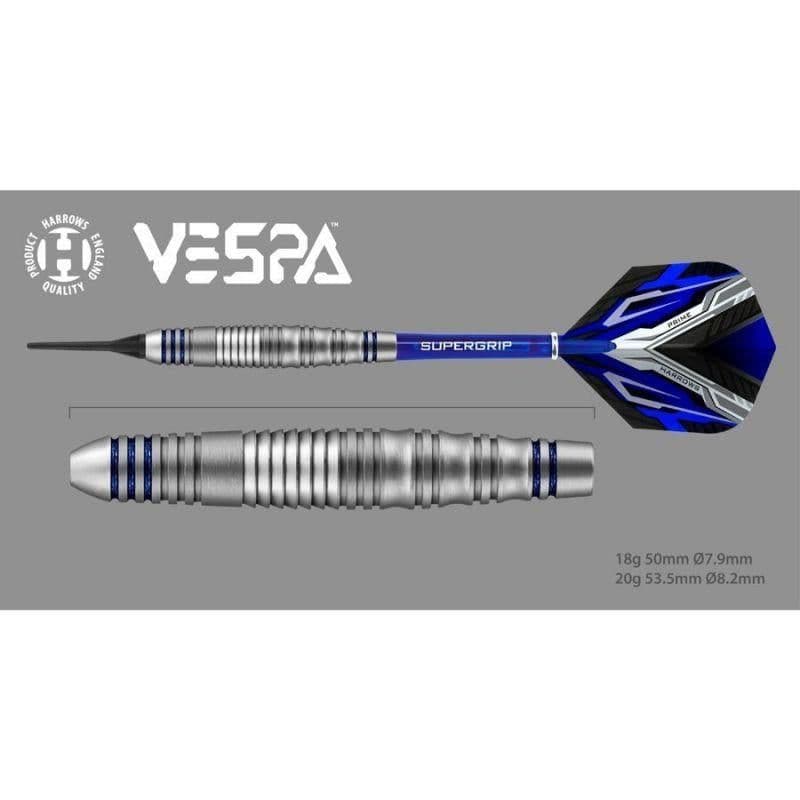 image-Harrows Vespa Brass Softip HS-TNK-000013886 Darts