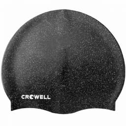 image-Silicone swimming cap Crowell Recycling Pearl black col.1