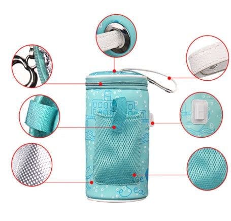 image-Baby out of the bottle thermostat bag Car portable USB heating Intelligent warm milk device Insulation