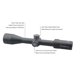 image-Optics Marksman 6-24x50 FFP Tactical Riflescope Hunting Rifle Scope