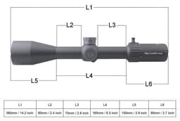 image-Optics Marksman 6-24x50 FFP Tactical Riflescope Hunting Rifle Scope